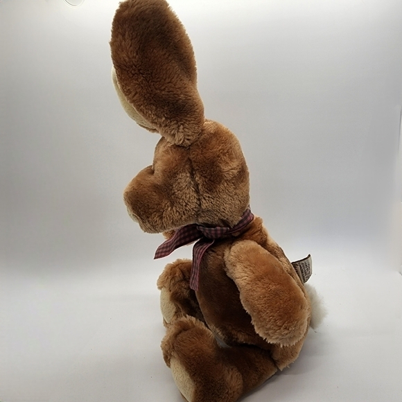 GUND Vintage Clover the Brown Bunny rabbit long snoopy face plush stuffed animal - Picture 6 of 14